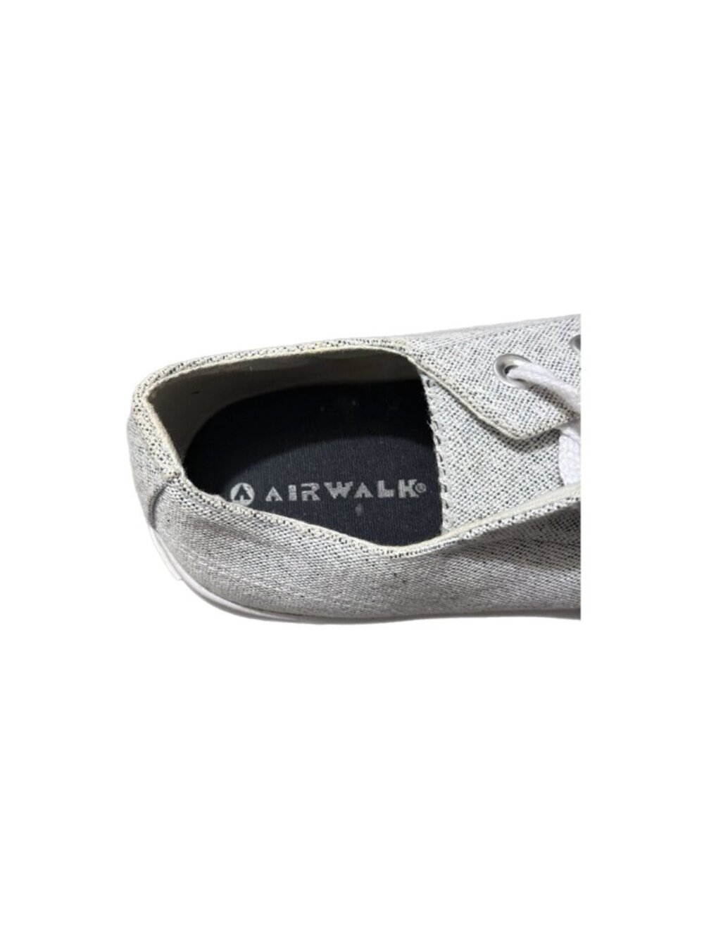 Airwalk Sneakers Womens 10 White Speckled Y2K Indie Skater Rockabilly Hipster - Picture 5 of 15